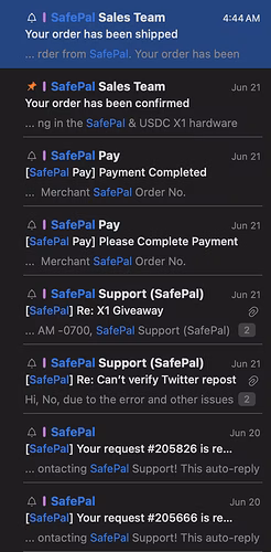 SafePal X1 redemption verification